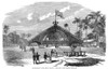 Sri Lanka: Railway, 1858. /Neast End Of The Banquet Bungalow During The Celebration For The Inauguration Of The Ceylon Railway (Now The Sri Lankan Railway), By British Colonialists. Engraving, English, 1858. Poster Print by Granger Collection - Item