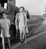 California: Migrants, 1935. /Nchildren Of A Family Of Drought Refugees From Oklahoma, Near Bakersfield, California. One Of The Girls Has Bone Tuberculosis. Photograph By Dorothea Lange, June 1935. Poster Print by Granger Collection - Item # VARGRC010