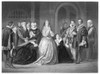 Mary, Queen Of Scots /N(1542-1587). The Last Moments Of Mary, Queen Of Scots From The Drama "Maria Stuart," Written In 1800 By Johann Christoph Friedrich Von Schiller (1759-1805), German Poet And Playwright. Steel Engraving, American, 1869. Poster Pr