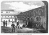 Civil War: New York Fort. /Ninterior Of Fort Lafayette In New York Harbor, Used During The American Civil War To Hold Confederate Prisoners Of War As Well As Political Prisoners. Wood Engraving From An English Newpaper Of March 1865. Poster Print by