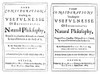 Robert Boyle (1627-1691). /Nenglish Chemist And Physicist. The Title Pages Of Issues 'A' (Left) And 'B' (Right) Of The Second Edition Of Robert Boyle'S 'The Usefulnesse Of Experimental Natural Philosophy,' 1664. Poster Print by Granger Collection - I