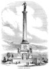 Charleston: Monument, 1857. /Nthe John C. Calhoun Monument In Marion Square, Charleson, South Carolina. /Nthe Cornerstone Was Laid In 1858, After The Publication, 1857, Of This Wood Engraving, And Not Completed Until 1896. Poster Print by Granger Col
