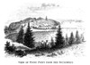 Stony Point, New York. /Nview Of Stony Point On The Hudson River, Site Of A British Garrison, Captured In 1779 By The Continental Army Under General Anthony Wayne. Wood Engraving, American, 1852. Poster Print by Granger Collection - Item # VARGRC0129