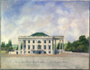 The White House, 1807. /Na View Of The East Front Of The President'S House In Washington D.C. With The Addition Of The North And South Porticos. After A Watercolor, 1807, By Benjamin H. Latrobe. Poster Print by Granger Collection - Item # VARGRC00087