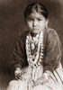 Navajo Girl, 1920. /Nthe Daughter Of A Navajo Silversmith Wearing A Velvet Blouse Adapted From The Apparel Of White Settlers, And Jewelry Of Coral, Turquoise, Silver And Shell. Photographed By Joseph Roy Willis At Gallup, New Mexico, 1920. Poster Pri
