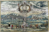 Spain: Granada, 1581. /Nmap Of Granada, Spain, With The Alhambra Palace In The Background. Engraving From A 1581 Volume Of 'Civitates Orbis Terrarum,' By Georg Braun And Franz Hogenberg, Published In Cologne. Poster Print by Granger Collection - Item