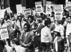 Jesse Jackson (1941- ). /Namerican Civil Rights Leader. Jackson (Center, Without Jacket) At An Operation Push (People United To Save Humanity) Demonstration For Jobs And Higher Wages, Chicago, Illinois, 1973. Poster Print by Granger Collection - Item