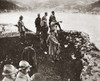 World War I: Black Sea. /Ngeneral Edmund Allenby With His Back To The Camera And General Franchet D'Esperey Standing On The Shore Of The Black Sea Pointing Towards Sebastopol (Now Sevastopol), Crimea. Photograph, C1918. Poster Print by Granger Collec