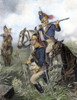 Guilford Courthouse, 1781. /Namerican Cavalry Under The Command Of Henry Lee Engage British Troops At Guilford Courthouse, North Carolina, During The American Revolutionary War, 15 March 1781. Line Engraving, 19Th Century. Poster Print by Granger Col