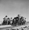 California: Railway, C1943. /Nan Indian Section Gang At Work On The Tracks In The Atchison, Topeka And Santa Fe Railroad Yards, Needles, San Bernadino County, California. Photographed By Jack Delano, C1943. Poster Print by Granger Collection - Item #