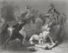 The Murder Of Lord Kilwarden By Robert Emmet's Rebels In Dublin, Ireland 1803. Arthur Wolfe, 1St Viscount Kilwarden, 1739 To 1803. Irish Peer, Politician And Judge. Drawn By H. Warren. From History Of Ireland, Published C.1854. PosterPrint - Item # V
