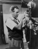 Desi Arnaz At A Camera As Executive Producer Of I Love Lucy Tv Series From 1952-57. Desilu Productions Filmed The Live Performances With Multiple Sets And Camera. Arnaz Negotiated Ownership And Control Of All Rights To The Film - Item # VAREVCHISL044