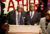 Congressman Charles B. Rangel, Reverend Al Sharpton, Tomi Rae Hynie Inside For Godfather Of Soul James Brown Harlem Memorial Viewing, Apollo Theater, New York, Ny, December 28, 2006. Photo By Ray TamarraEverett Collection Celebrity ( - Item # VAREVC0