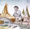 Mexico: Aztec Eating. /Nan Aztec Man Eating Outdoors. Drawing From The Codex Florentino, C1540, A Treatise Compiled By Bernardino De Sahagun (1499-1590) On The Aztecs And The Spanish Conquest Of Mexico. Poster Print by Granger Collection - Item # VAR