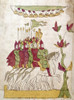 Battle Of Kulikovo, 1380. /Nrussian Forces Led By Prince Vladimir The Bold Set Out To Attack The Tatar Army Led By Mamai During The Battle Of Kulikovo, 1380. Illumination From A 14Th Or 15Th Century Version Of The Russian Epic, Zadonshchina. Poster P