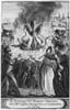 Foxe: Book Of Martyrs. /Nthe Burning Of Mrs. Margaret Thurston And Mrs. Agnes Bongeor At Colchester In Essex, England. Line Engraving, From A Late 18Th Century English Edition Of John Foxe'S 'The Book Of Martyrs,' First Published In 1563. Poster Prin