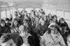 African American And White School Children On A School Bus Riding From The Suburbs To An Inner City School Charlotte North Carolina. Busing Students From Their Home Communities Was A Controversial Means To Achieve Racial Integration. - Item # VAREVCH