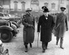 Winston Churchill /N(1874-1965). Sir Winston Leonard Spencer Churchill. English Statesman And Writer. Prime Minister Churchill (Right) With General Wade H. Hayes, Inspecting The American Squadron Of The British Home Guard In London, January 1941. Pos