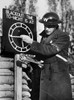 World War Ii: Air Raids. /Nan Air Raid Warden Setting A Blackout Time Clock Indicator At An Air Raid Precautions Post On The Outskirts Of London, England, Following The Outbreak Of World War Ii, 1939. Poster Print by Granger Collection - Item # VARGR