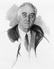 Franklin Delano Roosevelt /N(1882-1945). 32Nd President Of The United States. The Unfinished Portrait, By Madame Elizabeth Shoumatoff, For Which President Roosevelt Was Sitting At The Time Of His Death In Warm Springs, Georgia, 12 April 1945. Poster