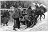 Alexander Ii (1818-1881). /Nafter His Assassination In St. Petersburg, 13 March 1881, Czar Alexander Of Russia Is Taken To The Winter Palace. Wood Engraving From A Contemporary American Newspaper. Poster Print by Granger Collection - Item # VARGRC008
