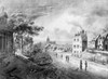 France: Franche-Comt_ Town. /Nview Of The Town Of Dole In Eastern France, A Place Similar To The Setting Of The Beginning Of Stendhal'S Novel 'Le Rouge Et Le Noir,' Published In 1830./Ndrawing By Pointurier, 1827. Poster Print by Granger Collection -