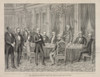 Treaty Of Paris, 1898. /Nthe Signing Of The Treaty Of Paris On 10 December 1898, Which Ended The Spanish-American War. Heading The American Delegation Is Former Secretary Of State William R. Day. Contemporary Engraving. Poster Print by Granger Collec