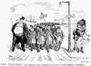 Presidential Campaign, 1912. /Ntaft: 'Eyes Front!' William Howard Taft'S Supporters Face Temptation (In The Person Of Theodore Roosevelt) On The Eve Of Rival Republican Conventions. Cartoon By Art Young From 'Puck,' 1912. Poster Print by Granger Coll
