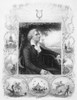 Friedrich Schiller /N(1759-1805). Johann Christoph Friedrich Von Schiller. German Poet And Playwright. A Portrait Of The Poet Surrounded By Scenes From His Works. Steel Engraving, English, C1830. Poster Print by Granger Collection - Item # VARGRC0043