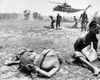 Vietnam War: Prisoners. /Nviet Cong Prisoners Await Transportation By Helicopter After Having Been Captured During A Battle With U.S. Marines In The Que Son Valley, South Vietnam, September 1967. Poster Print by Granger Collection - Item # VARGRC0102