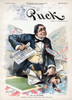 W. Bourke Cockran /N(1854-1923). American Lawyer, Politician, And Orator. 'Put In His Place.' Cockran Giving A Speech At Madison Square Garden While Pushing Down Williams Jennings Bryan. Lithograph From The Front Page Of 'Puck', 9 September 1896. Pos