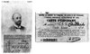 W.E.B. Du Bois (1868-1963). /Namerican Educator, Editor And Writer. Du Bois' Identification Card For The Paris Exposition In April 1900, Featuring A Carte-De-Visite Photograph Taken By Paul Nadar. Poster Print by Granger Collection - Item # VARGRC007