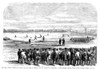 Brooklyn: Baseball, 1866. /Nbaseball Game Between The Atlantic Base Ball Club Of Brooklyn And The Athletics Of Philadelphia, At The Capitoline Grounds On Fulton Avenue In Brooklyn, New York, 16 October 1866. Contemporary American Wood Engraving. Post