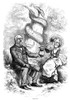 Nast: Election, 1876. /N'Adam'S Fall.' Cartoon By Thomas Nast, 1876, Depicting Charles Francis Adams Tempting Presidential Candidate Samuel J. Tilden With The Democratic Nomination From Massachusetts. Poster Print by Granger Collection - Item # VARGR