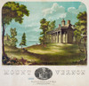 Mount Vernon, 1859. /Nmount Vernon, The Home Of George Washington On The Potomac River In Virginia. A Vignette Of Washington'S Tomb Is Included At Bottom. Line Engraving, American, 1859, After A Drawing By C.H. Wells. Poster Print by Granger Collecti