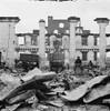 Civil War: Richmond, 1865. /Nan African American Man Sitting Amongst The Ruins Of Richmond And Petersburg Railroad Depot In The Burned District Of Richmond, Virginia Following The American Civil War. Photograph, April 1865. Poster Print by Granger Co