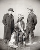 Sioux Leader, 1891. /Nlittle, The Oglala Sioux Leader Cited As An Instigator Of The Revolt On The Pine Ridge Reservation In South Dakota In 1890, Seated Between Two Unidentified White American Men. Photographed In 1891 By John C.H. Grabill. Poster Pr