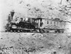 Photography Railroad Car. /Nthe Photography Car Which Followed The Pacific Railroad'S Mile-A-Day Construcion Of The The Rails, Recording The Progress. Photograph, C1868, Near Point Of Rocks, Wyoming. Poster Print by Granger Collection - Item # VARGRC