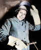 New Jersey: Welder, C1943. /Npetrina Moore, A Cherokee Native American, And A Welder At The Todd Hoboken Dry Dock In New Jersey. Photograph By Alfred Palmer, C1943, Digitally Colored By Granger, Nyc -- All Rights Reserved. Poster Print by Granger Col