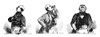 Prince Otto Von Bismarck /N(1815-1898). Prince Otto Von Bismarck-Schonhausen. Prussian Statesman. Three Cartoons Of Bismarck Indicating His Contempt Toward His Opposition In The Diet. German Cartoon, 1863. Poster Print by Granger Collection - Item #