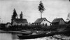 Alaska: Village, 1887. /Na View Of A Village On Killisnoo Island, On The Coast Of Alaska, Showing Tlingit Dugout Canoes On The Shore In The Foreground. Photographed By William H. Partridge, 1887. Poster Print by Granger Collection - Item # VARGRC0173