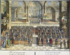 Spanish Inquisition. /Nthe Auto-Da-Fe, The Ceremony Accompanying The Pronouncement Of Judgment By The Spanish Inquisition. Color Over A Line Engraving From 'Historia Inquisitionis,' By Phillip Van Limborch, 1692. Poster Print by Granger Collection -