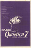 Question 7 Movie Poster Print (27 x 40) - Item # MOVIH3204