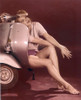 Angie Dickinson - Sitting on Vespa Photo Print (8 x 10) - Item # DAP1324