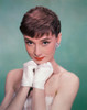Audrey Hepburn - Light Blue Background Photo Print (8 x 10) - Item # DAP11608