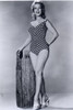 Barbara Eden - Checkered Bathingsuit Black and White Photo Print (8 x 10) - Item # DAP12300