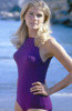 Candice Bergen - purple one piece posed  Photo Print (8 x 10) - Item # DAP14159