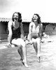 Carole Landis - sitting on diving board with friend Photo Print (8 x 10) - Item # DAP14441