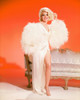 Carroll Baker - leg slit dress with feather sleeves Photo Print (8 x 10) - Item # DAP14738