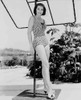 Cyd Charisse - patterned one piece with bow Photo Print (8 x 10) - Item # DAP15679